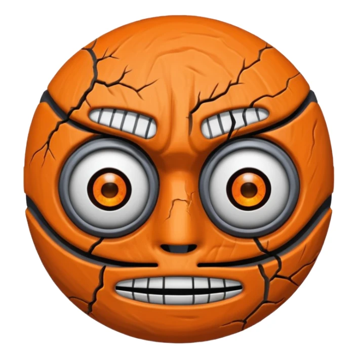 Anime emoji of Obito mask sticker