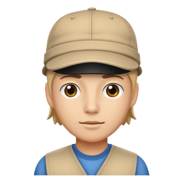 Un bélico con una gorra tombochio  sticker