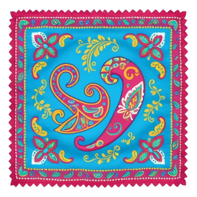 hipster bandana no human sticker