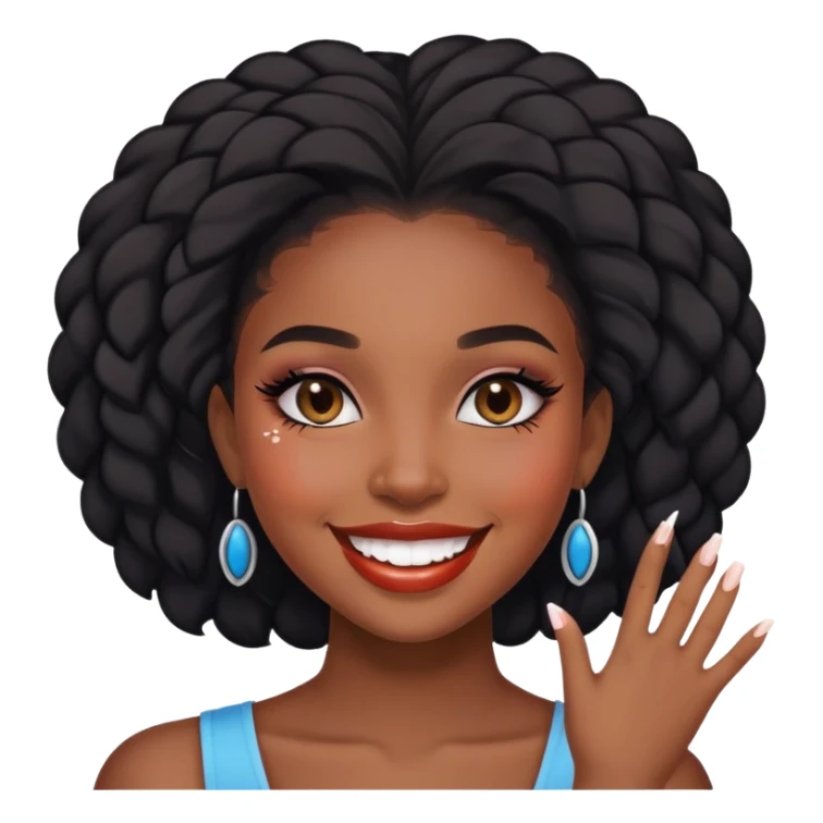 Black girl baddie  sticker