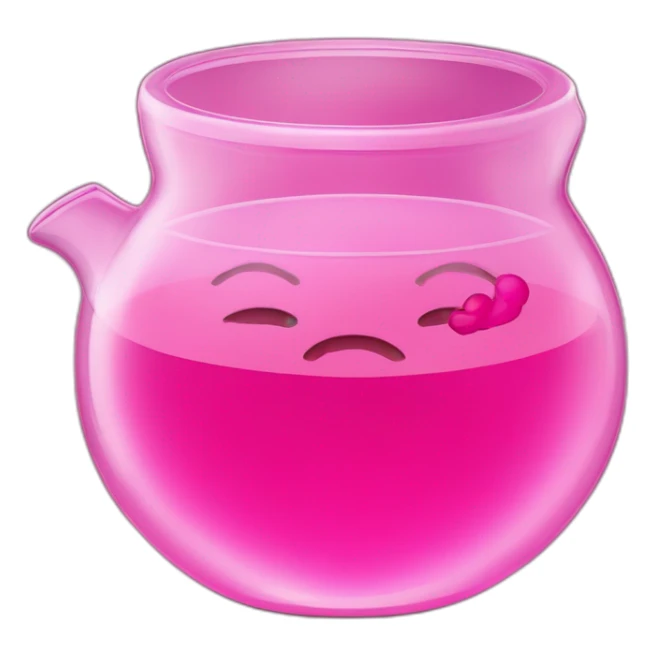 the words "consent is like tea" in hot pink bubble case sticker