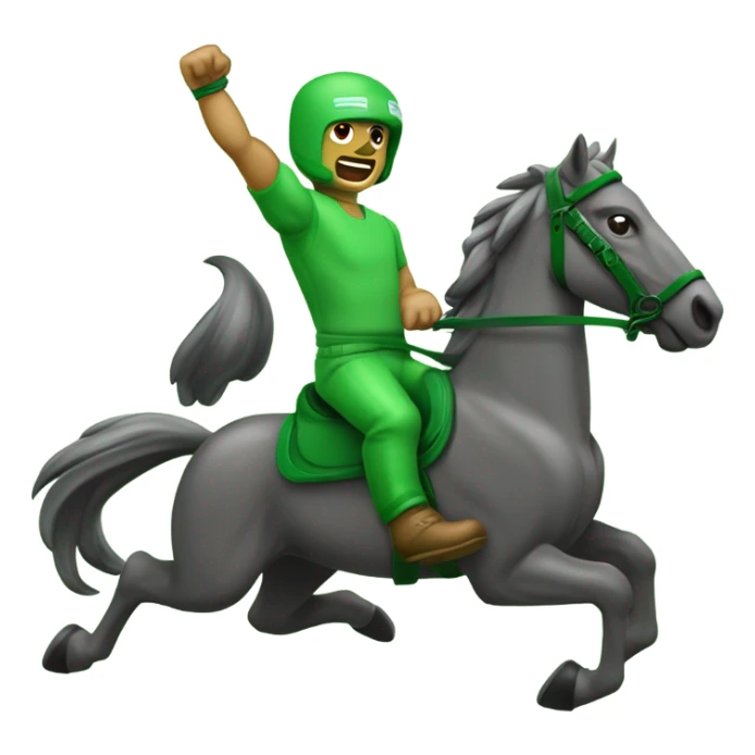 Vários cavalos correndo no jardim  sticker