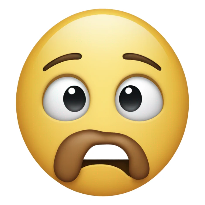 Shocked face with hand over mouth sticker