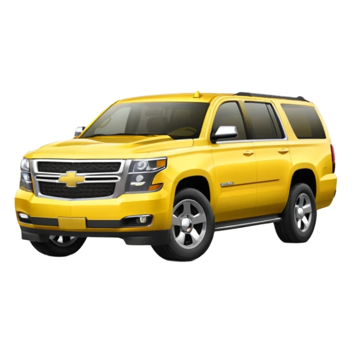 Chevrolet Suburban Yellow Custom sticker