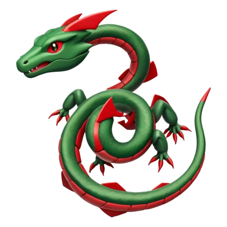 Pokemon  legendary Rayquaza sticker