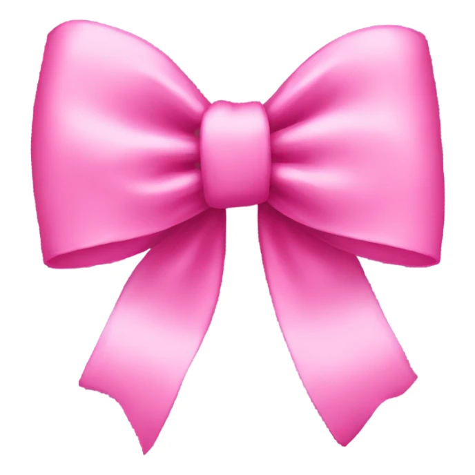 Pink bow sticker