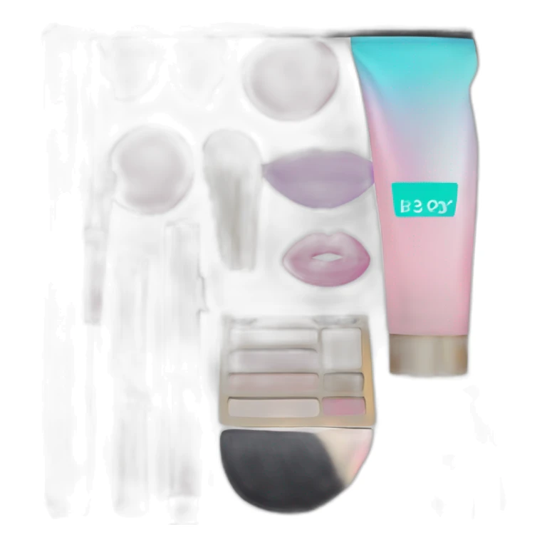 Une trousse de maquillage sticker