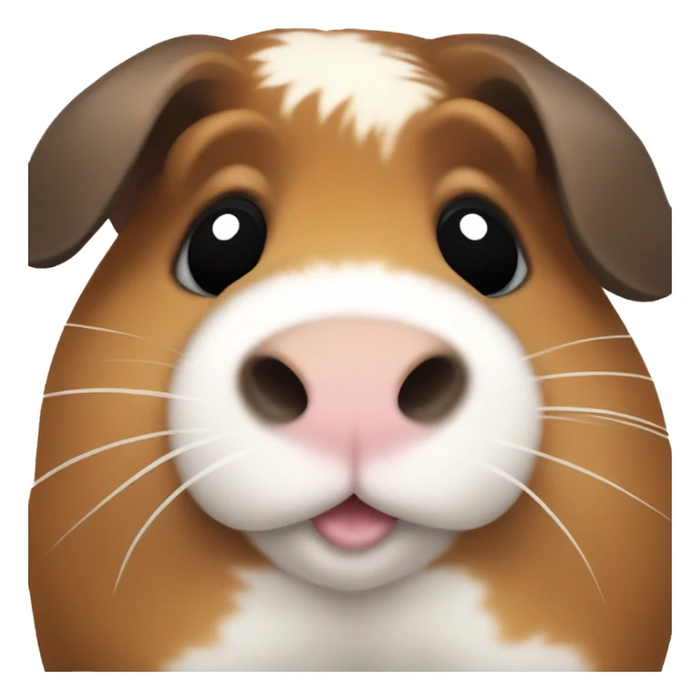 Guinea pig brown with black spots sticker