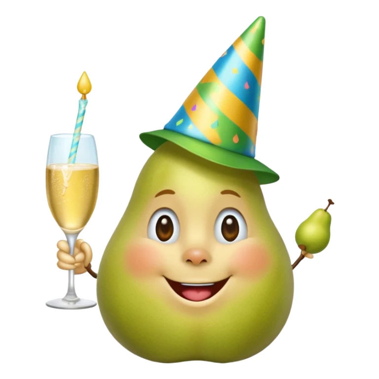 Birne die Party macht  sticker