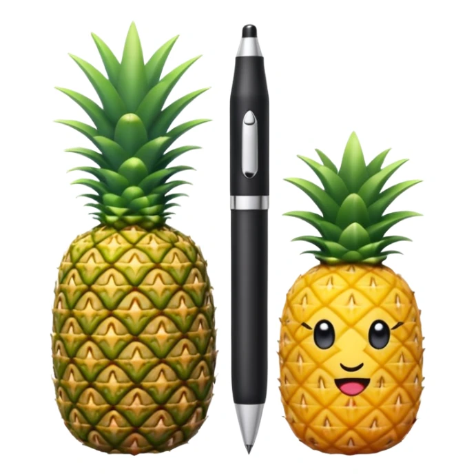 Pineapple Pen and Apple Pen Mixed sticker