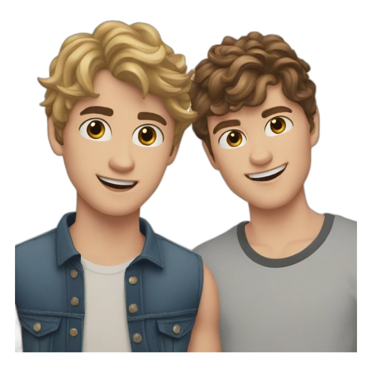 taylor zakhar perez and nicholas galitzine sticker