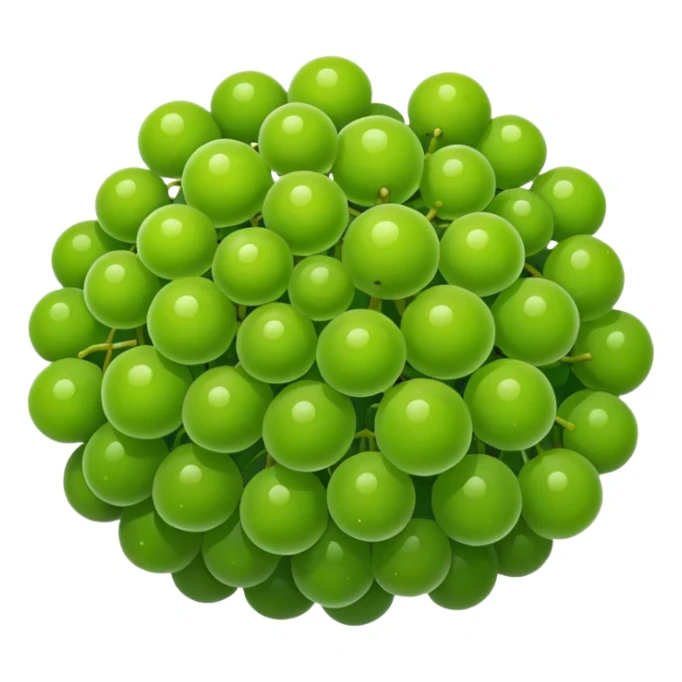 sea grape which is green looking like a grape. but way more tiny ones sticker