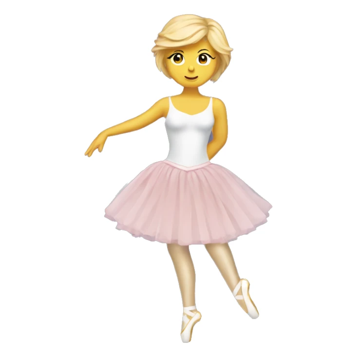 donald trump with balerina clothes sticker