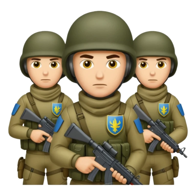 Ukrainian intelligance agency warrior men company group team one sticker