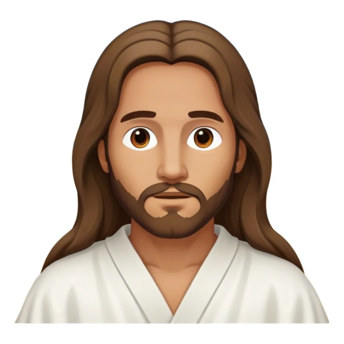 Jesus hanging out at the beach sticker