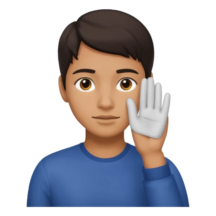 estas seguro preguntado  con mano en la cara de seguridad sticker