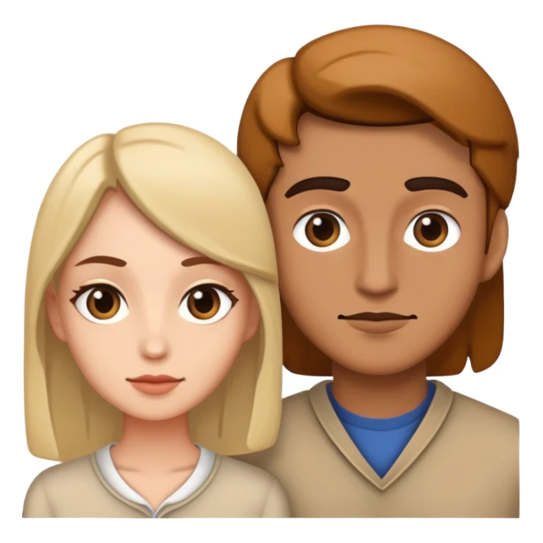 Girlfriend and boyfriend, their appearance: randomize. Their eyes: randomize sticker