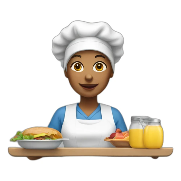 lunch lady sticker
