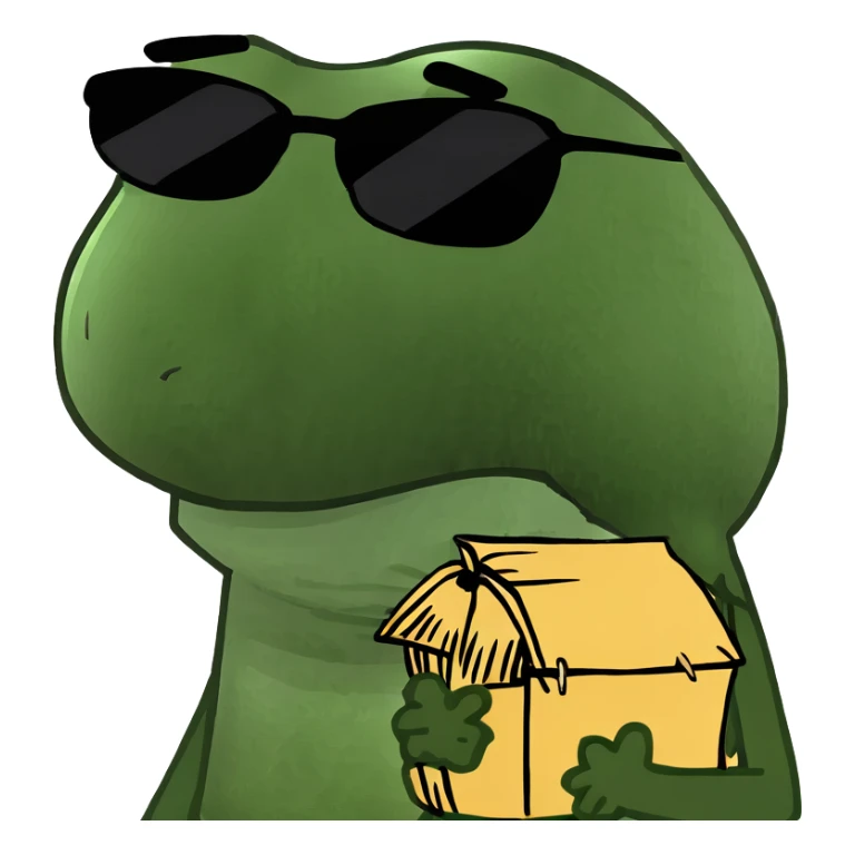 Me with a hay and sunglasses  sticker