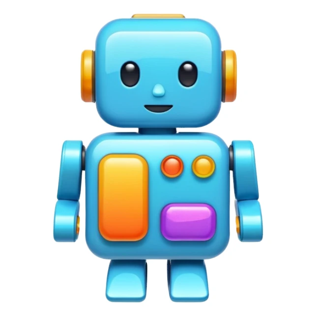 depict the concept of AI in a fun way - not using a robot sticker
