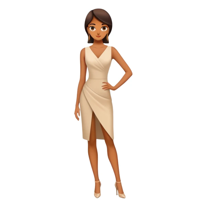 Beautiful elegant Abstract La Creatura full body sticker