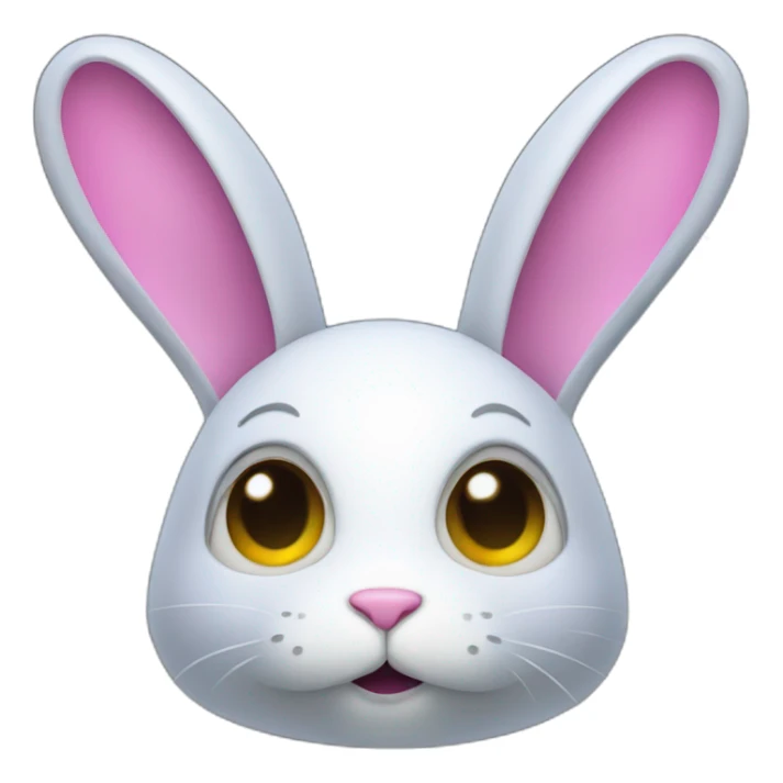 space rabbit sticker