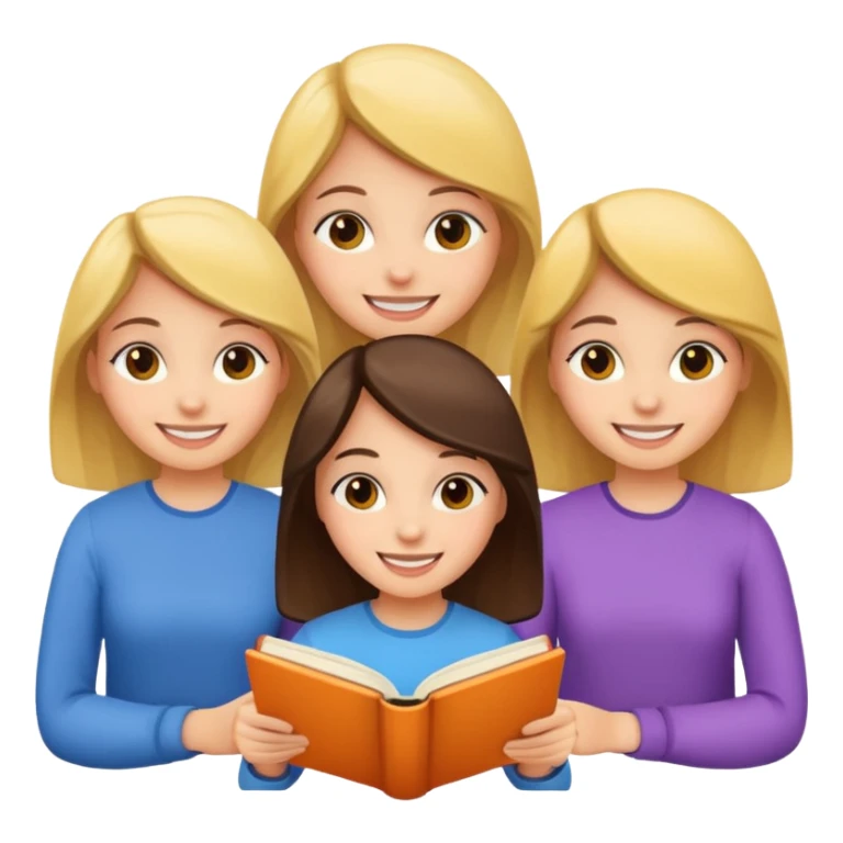 books club girls only sticker