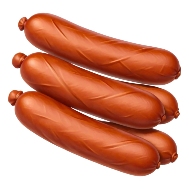 Dry-smoked sausage sticker