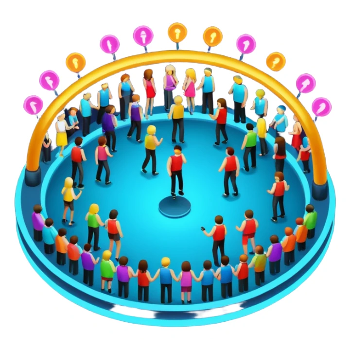 a cycle diagram: First it attracts high-status guests and excludes everyone else. Over time, as the VIPs gravitate to other, newer clubs in the city, the club opens its doors to the lower-status masses and the crowd gets less exclusive sticker