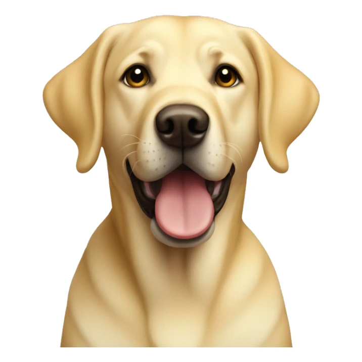 Yellow lab sticker