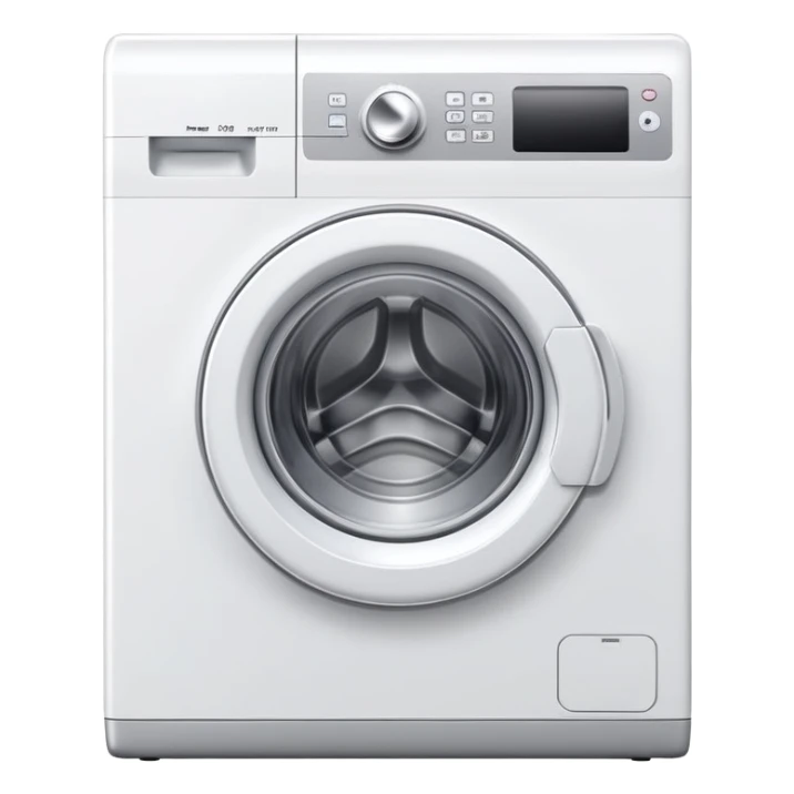 A washmashine emoji apple style sticker