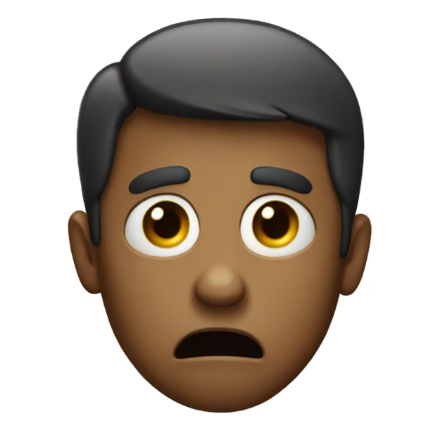A very shocked and confused person  sticker