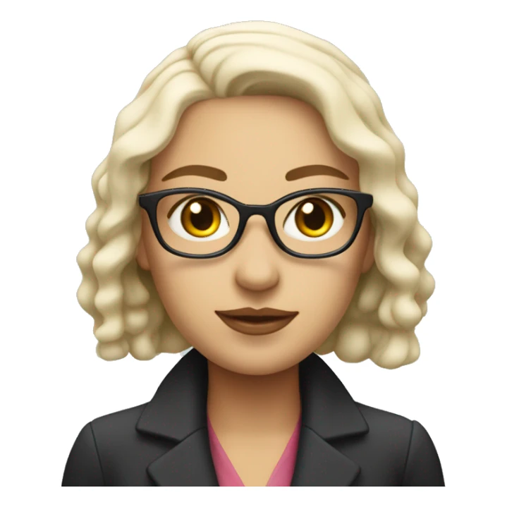 White Independent smart woman with rich style who swims and is a tutor with amazing grades that is obsessed with aritzia sticker