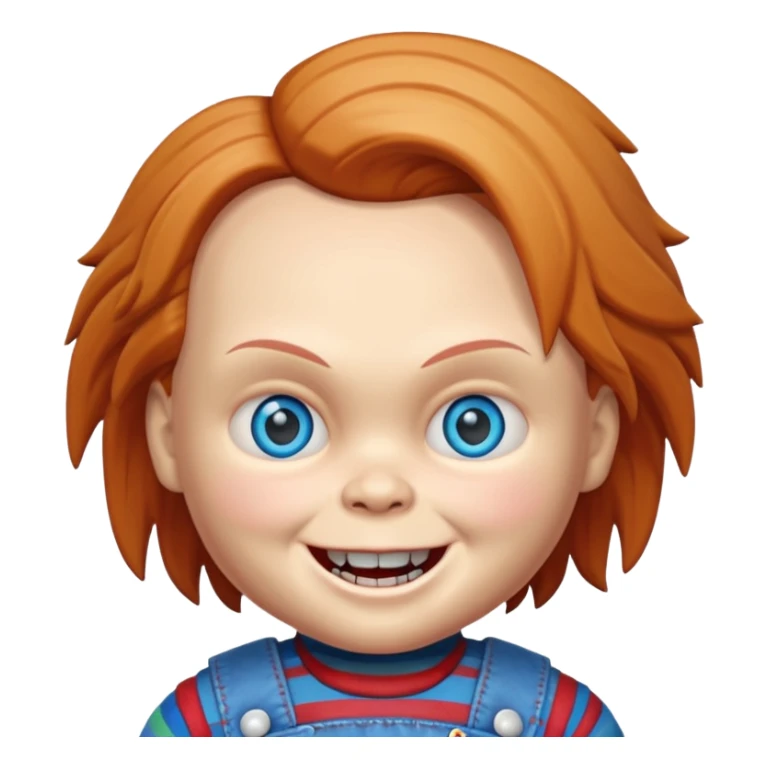 Un emojin de chuky sticker