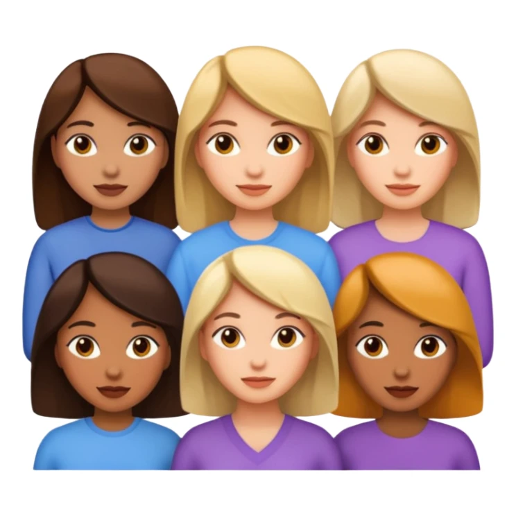 group of women sticker