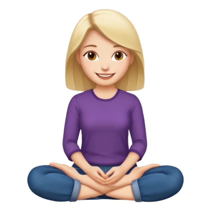 Mulher sentada sticker