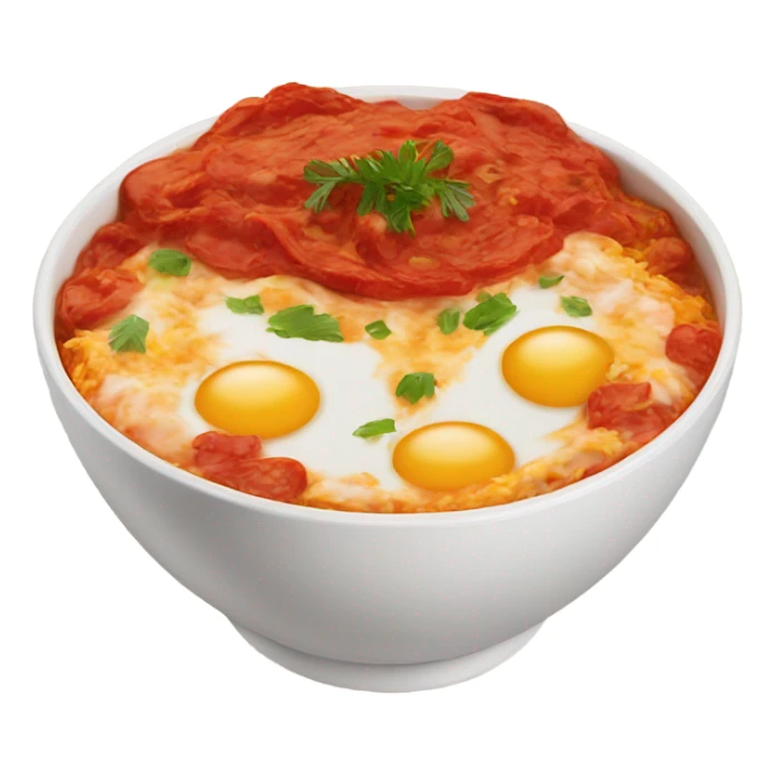 Make an emoji of traditional Turkish dish menemen sticker