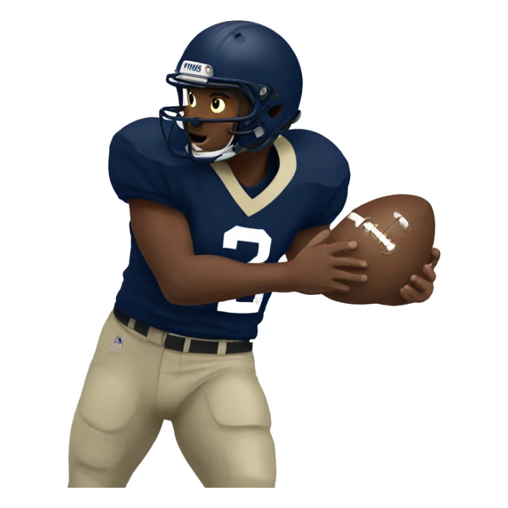 Navy football sticker