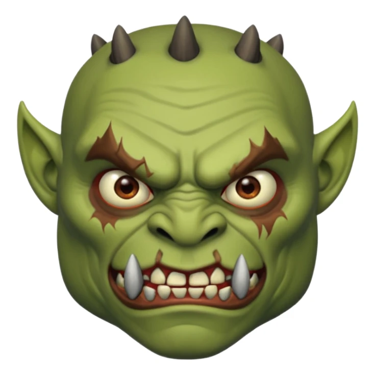 Orc from Lord of the Rings very creepy sticker