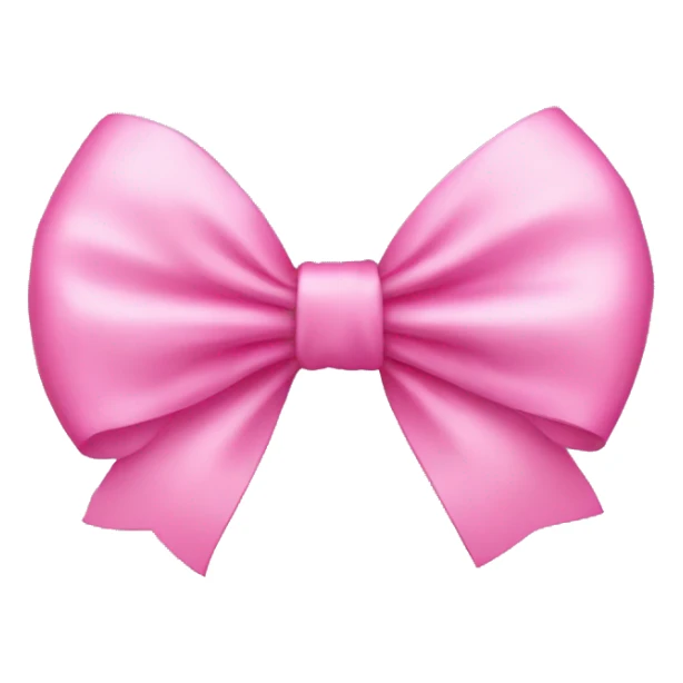 Pink bow sticker