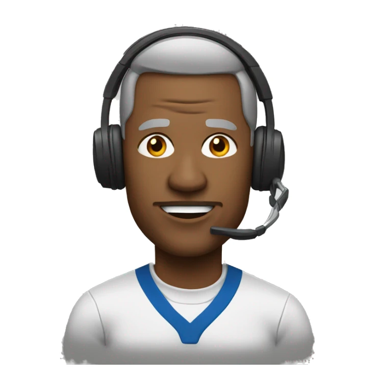 Football coach sticker