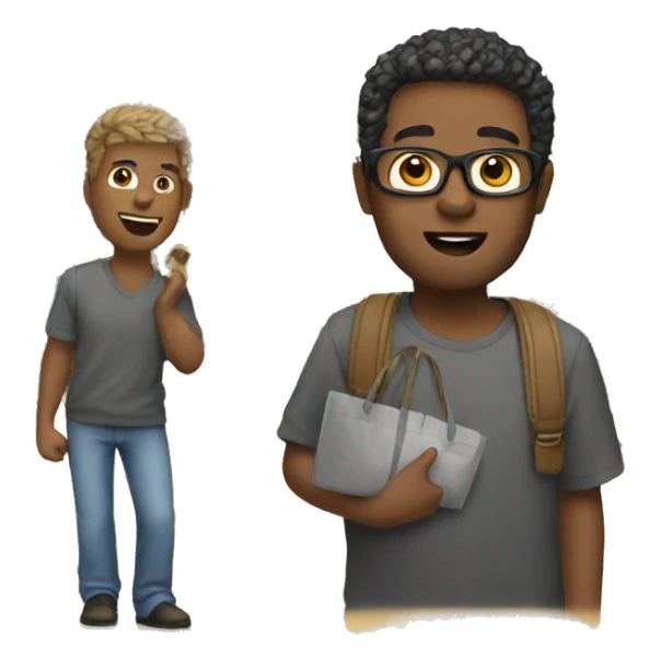 emoji shopping sticker