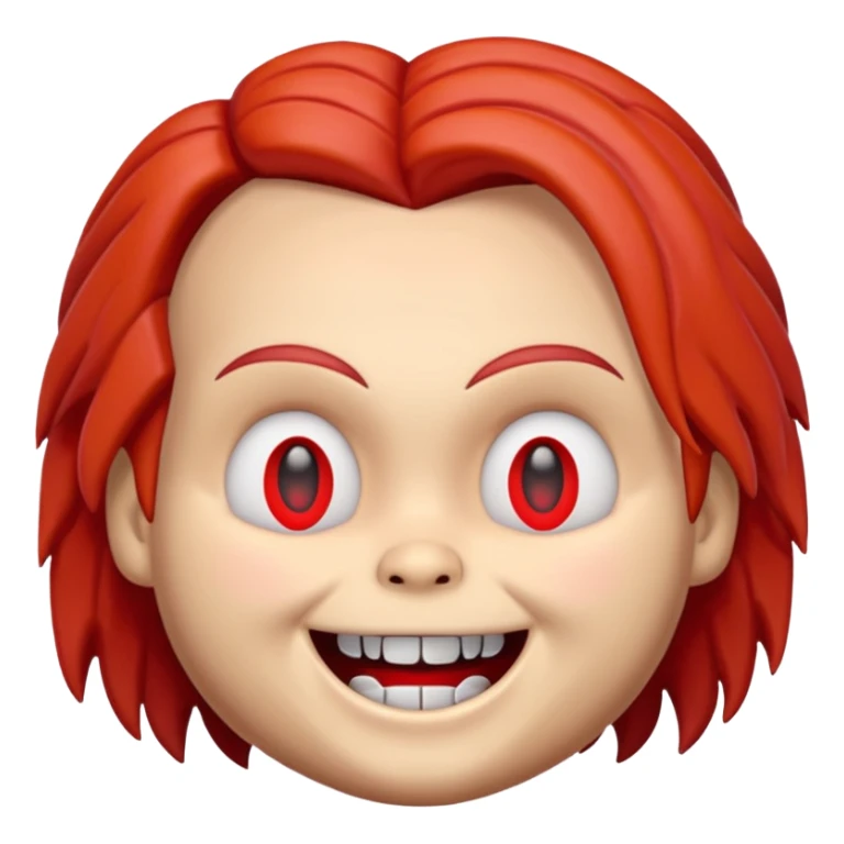 Un emojin de chuky sticker