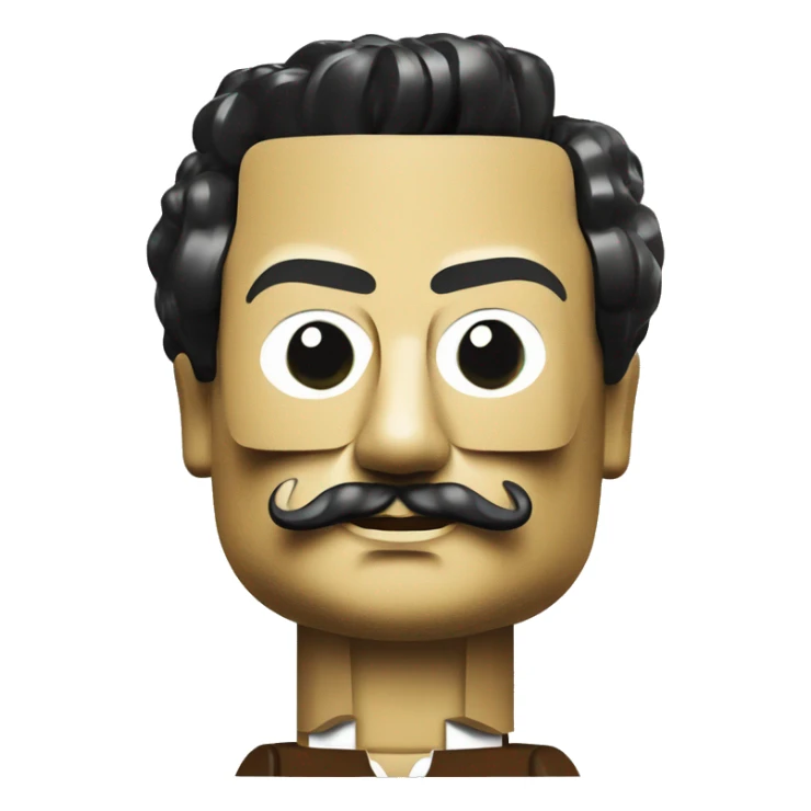 salvador dali lego full body sticker