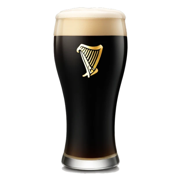 Pint of Guinness sticker