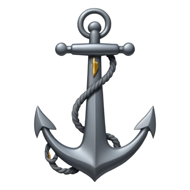 Je veux un emoji encre dans ce style là : ⚓ sticker