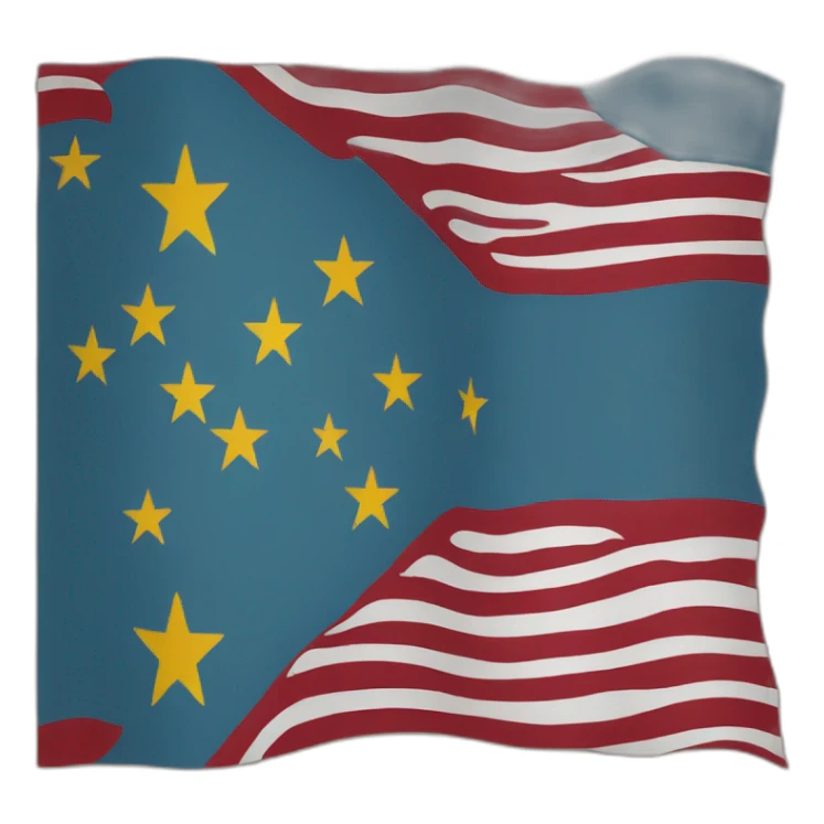 Moluccian flag sticker