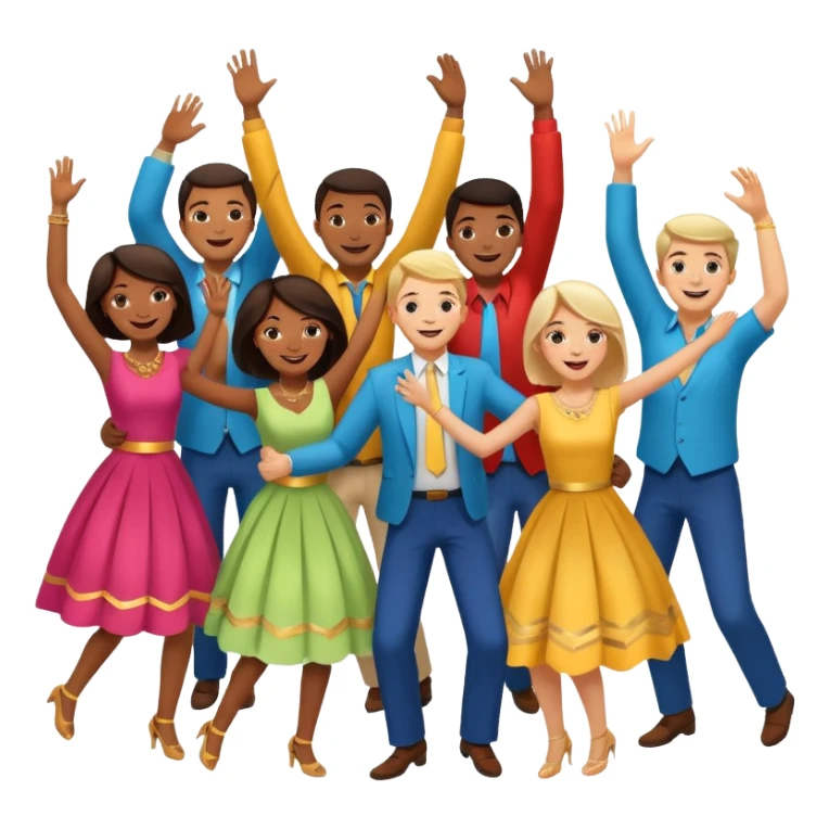 I want an emoji with people making a “horă” sticker