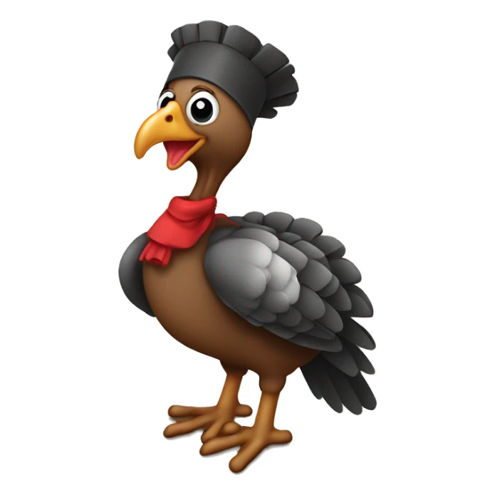 Christian turkey given thanks to God ￼ sticker