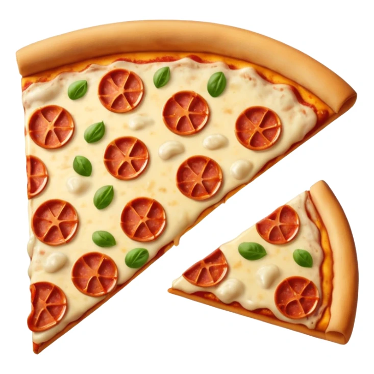 2 slices of pizza icons sticker